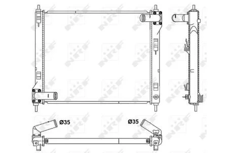 Радіатор NRF 53061
