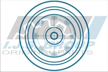 Шків колінчастого валу IJS GROUP 17-1140KIT
