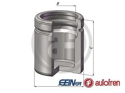 Поршень супорта зад. BMW 1 (E81, E82, E87, E88) 06-/W204 07- (40x51mm)(ATE) SEINSA AUTOFREN D025600