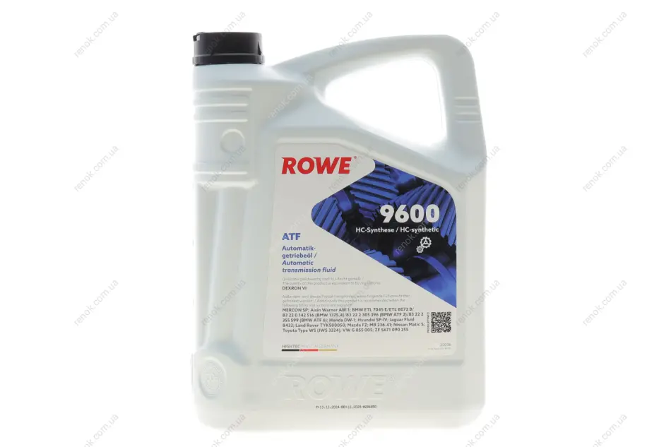 Олива трансмісійна HIGHTEC ATF 9600 ROWE 25036-0050-99 (фото 1)
