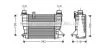 AVA RENAULT Інтеркулер Clio III, Modus 1.5dCi 05- AVA COOLING RTA4553 (фото 1)