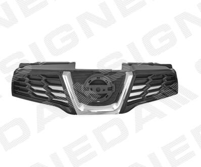 Решітка радіатора на Nissan Qashqai 2010-2013 Signeda PDS07325GA