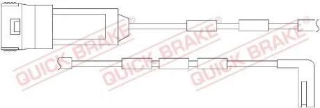 WS 0193 A Датчик зносу гальмівних коло QUICK BRAKE WS0193A