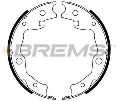 Гальмівні колодки зад. Leaf/Tiida/Pulsar/Sentra/Juke/Cube/Qashqai/X-Trail/RAV 4/Koleos 07- Bremsi GF0976