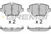 Гальмівні колодки пер. F40/F45/F46/G20/F90/G31/F97 14- (TRW) Bremsi BP3643 (фото 1)