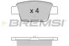 Гальмівні колодки зад. Alfa Romeo Mito/Fiat Bravo 99- Bremsi BP2947 (фото 1)