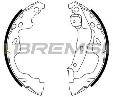 Гальмівні колодки зад. YARIS 1.0-1.5 99-05 (BOSCH) Bremsi GF0961
