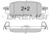 Гальмівні колодки зад. CX3/2/CX5 12- Bremsi BP3536 (фото 1)