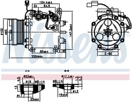 Компресор кондиціонера First Fit NISSENS 890879