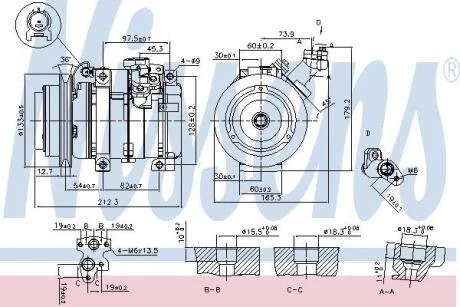 Компресор кондиціонера First Fit NISSENS 89312