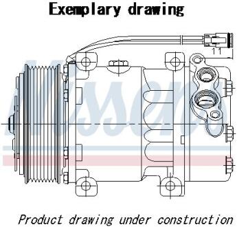 NISSAN Компресор кондиціонера NV300 16-, OPEL, RENAULT, FIAT NISSENS 890269