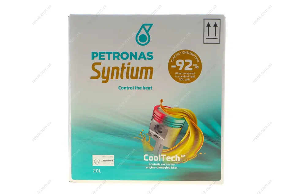 Олива моторна SYNTIUM 7000 HYBRID 0W-20 SP 20L BiB PETRONAS Petronas 70803RY1EU (фото 1)