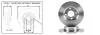 Диск тормозной передний Skoda Felicia Cube (6U5) (11/95-12/01) APPLUS APLUS 61418AP (фото 1)