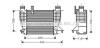 Интеркулер Renault Clio (06-), Modus (05-)/Nissan Note (04-), Juke (11-) 1.2i, 1 AVA COOLING DNA4356 (фото 1)