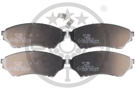 Гальмівні колодки дискові Optimal BP-84501