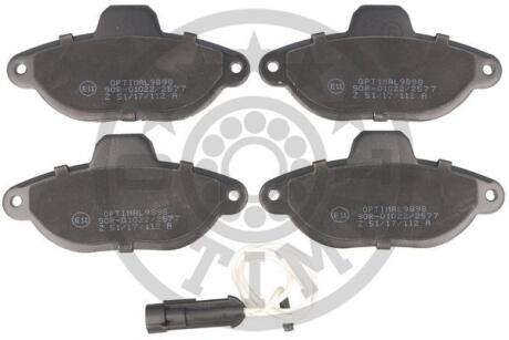 Гальмівні колодки дискові Optimal BP-09898