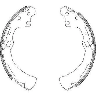 NISSAN Гальмівні колодки задн. PICK UP (D22) 2.4 i 98-06 REMSA 4384.00