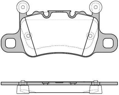 LAND ROVER Гальмівні колодки задні DISCOVERY IV (L319) 3.0 4x4 13-18, PORSCHE 911 (991) 3.8 Turbo 13-20 REMSA 1598.10