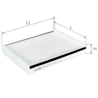 ЕФ повітряний салону (FORD USA F-150, F-250, F-450, F-550, F-600, F-650) ALPHA FILTER AF5313