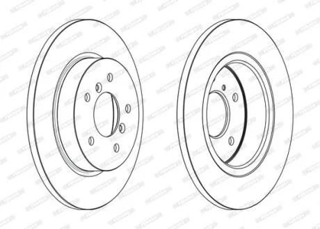 Гальмівний диск FERODO DDF2683C