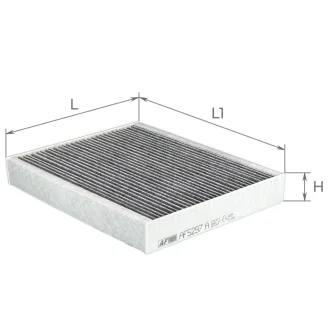 Фільтр салону AF5297a ALPHA FILTER AF5297A