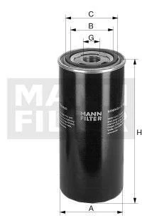Масляний фільтр FILTER MANN WH724 (фото 1)