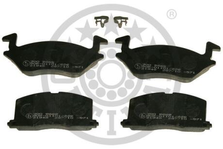 Гальмівні колодки дискові Optimal BP-09668