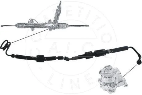 Патрубок системи гідропідсилення рульового управління AIC 55527