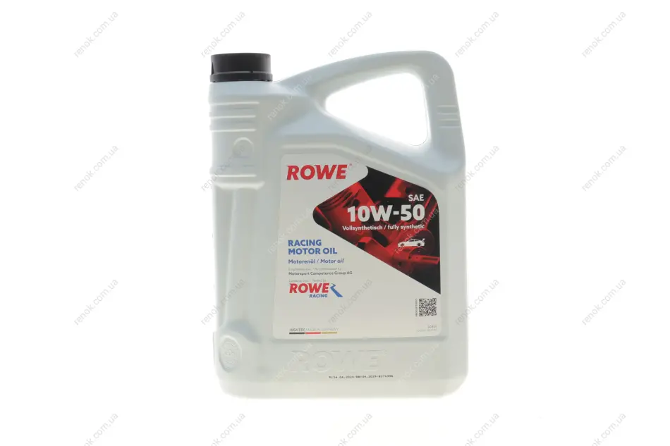 Олива моторна HIGHTEC RACING MOTOR OIL SAE 10W-50 (5L) ROWE 20351-0050-99 (фото 1)