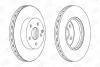 Диск тормозной передний (кртано 2) MB C-Class (W204), E-Class (W212) CHAMPION 562627CH (фото 1)