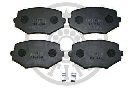Гальмівні колодки дискові Optimal BP-12326