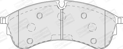 VW гальмівна колодка CRAFTER 2.0 TDI RWD 16-, MAN CHAMPION 573844CH