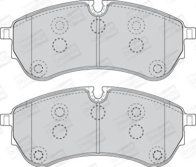 VW гальмівні колодки передн. CRAFTER 16- CHAMPION 573831CH