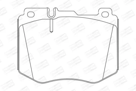 DB гальмівні колодки передн. C-Class W205,E-Class W213 14- CHAMPION 573608CH