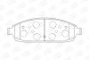 Колодки тормозные дисковые передние Jeep Grand Cherokee (III,IV) CHAM CHAMPION 573340CH (фото 1)