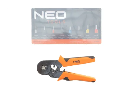 Кліщі кінцеві обтискні 205 мм + 1200 гільз NEO TOOLS 01-562