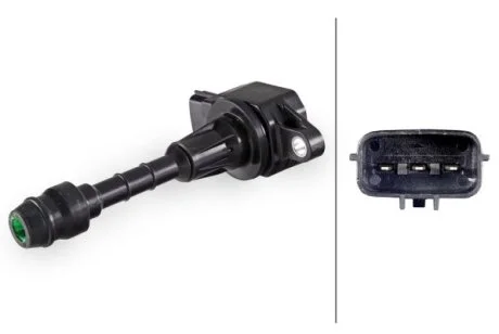 NISSAN Котушка запалювання Micra, Note 1.0/1.4 03- HELLA 5DA 358 057-381