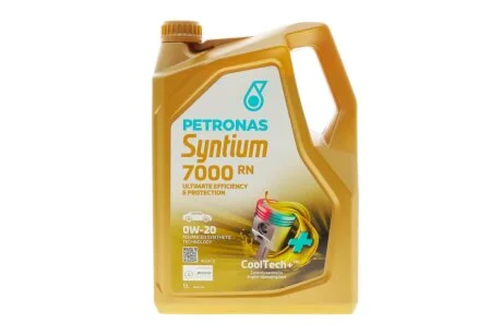 Олива моторна SYNTIUM 7000 RN 0W-20 SP (5L) PETRONAS Petronas 70733M12EU