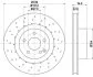 HELLA PRO DB диск гальмівний перед. (вентил.) W220 (330*32) Hella pagid 8DD 355 106-851 (фото 1)