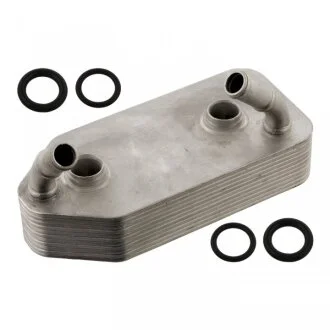 Масляний радіатор AUDI A3 SEAT CORDOBA, CORDOBA VARIO, CORDOBA VARIO/KOMBI, IBIZA II, LEON, TOLEDO II SKODA OCTAVIA I, OCTAVIA I/KOMBI VW BORA, BORA I, CALIFORNIA T4 CAMPER 1.0-3.2 08.88-12.13 FEBI FEBI BILSTEIN 33837