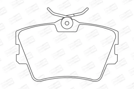 Колодки гальмівні дискові задні VW T4 CHAMPION 571875CH