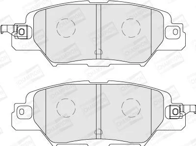 Колодки гальмівні дискові задні Mazda CX-5 (14-) CHAMPION 573858CH
