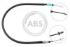 Трос ручного гальма зад. C4 Picasso 06- Л. (ел.гал.) (928/750) A.B.S. A.B.S. K16727 (фото 1)
