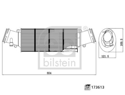 Повітряний фільтр FEBI BILSTEIN 173613