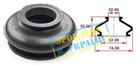 Пильовик кульової опори BELGUM PARTS BG0161