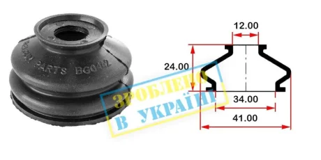 Пильовик кульової опори BELGUM PARTS BG0142