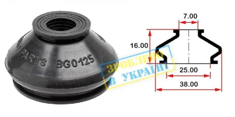 Пильовик кульової опори BELGUM PARTS BG0125