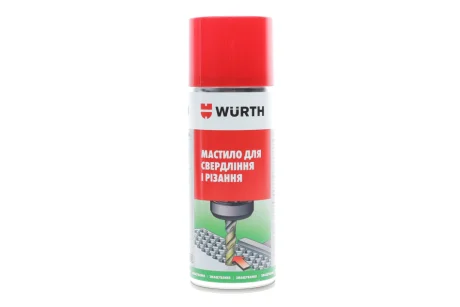 Мастило для свердління і різання PERFECT CUT+COOL, спрей, 400 ml {арт. } WURTH 0893050008