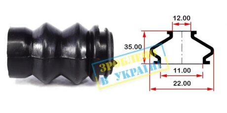 Пильовик гальмівного циліндра BELGUM PARTS BG0166