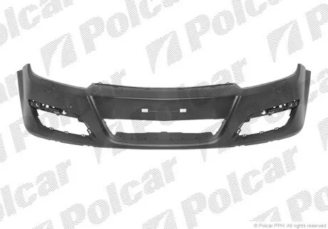 Бампер передній, OPEL ASTRA H, 04- Polcar 55090712